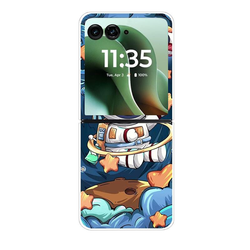 Modne Przezroczyste Etui Na Telefon Dla Motorola Razr 40 50Ultra Razr 60 Ultra Ochronne Etui Dla Razr40 Razr50 Przezroczysta Twarda Powłoka PC