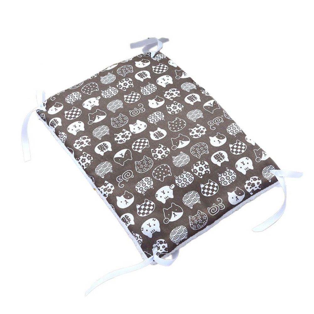 

Двусторонний гамак-одеяло для питомца, удобный коврик-гамак для кошки, практичные матрасики для кошачьей клетки, осень S кофейный