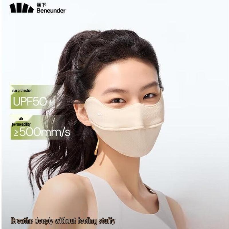 Beneunder Breathable Sun Protection Face Mask