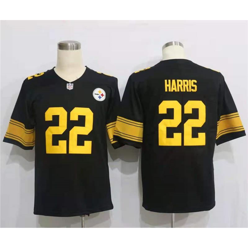 Pittsburgh Steelers Embroidered Rugby Jersey T-Shirt Men Women Loose Fit Cotton Short Sleeve Sportswear