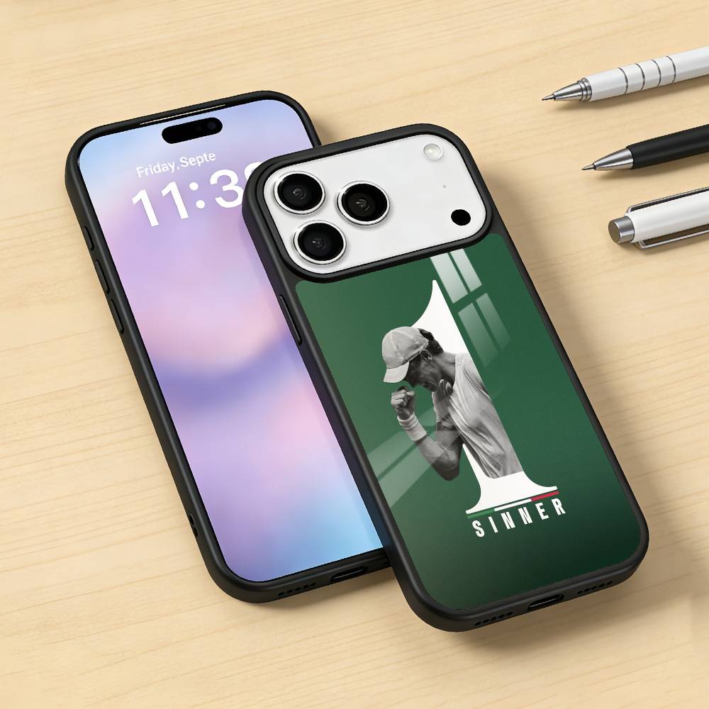 Italian athletes Jannik Sinner Phone Case Magnetic For iPhone17 16 15 14 13 12 Pro Max For Magsafe Wireless Charging Cover