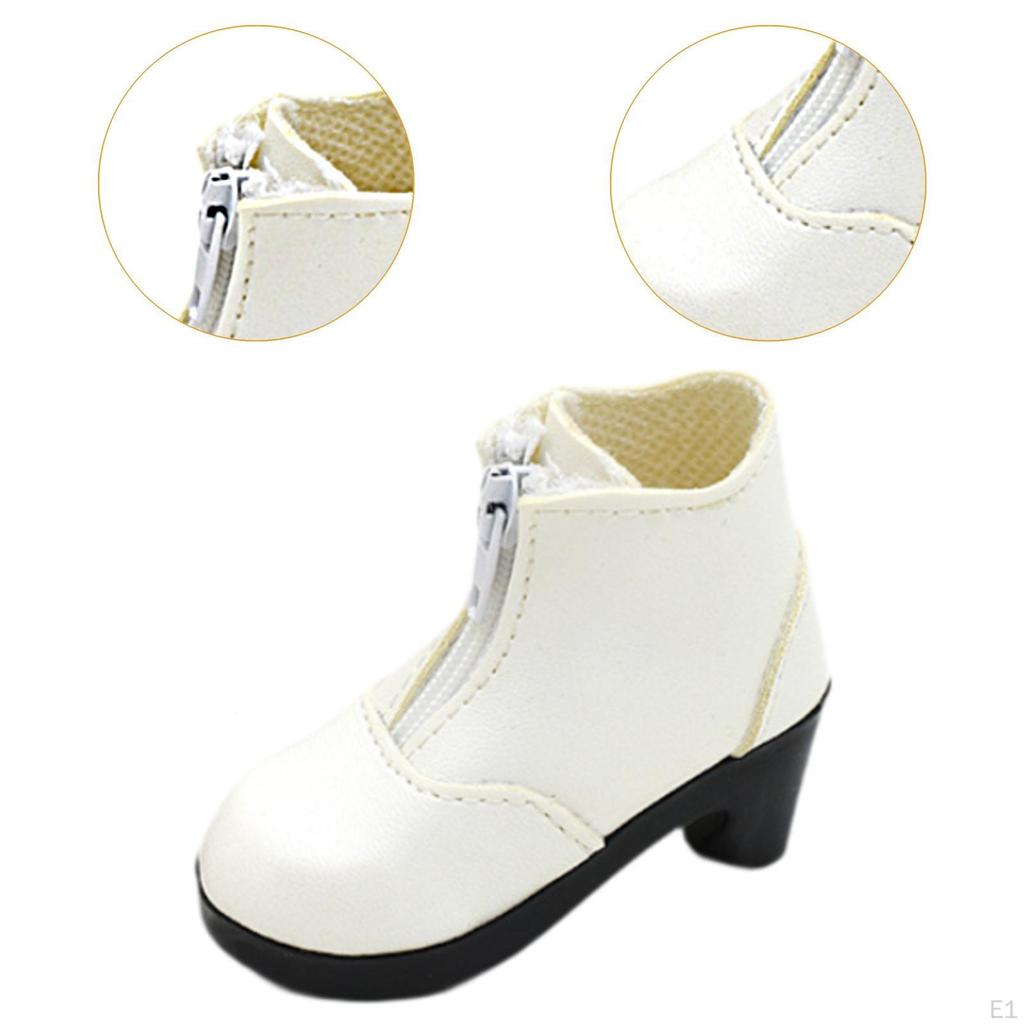 24 Zoll Puppenstiefel, Mädchenschuhe, stylisches PU-Leder, Hightops, für Frauenfiguren, Alltagskleidung