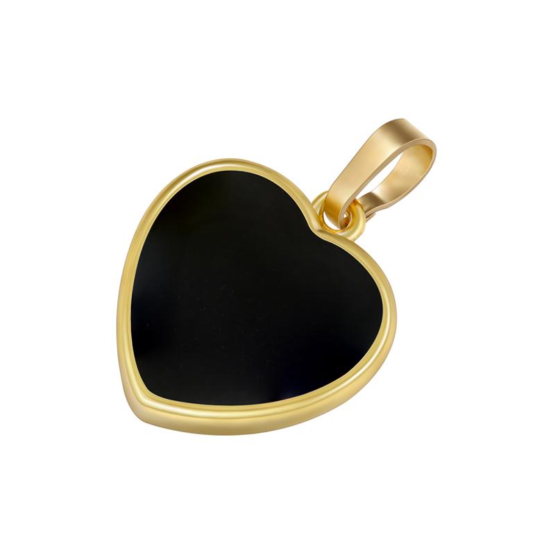 ZHUKOU Enamel Heart charms Women's Handmade DIY Jewelry Pendant Accessories Supplies Brass Jewelry materials VD1266