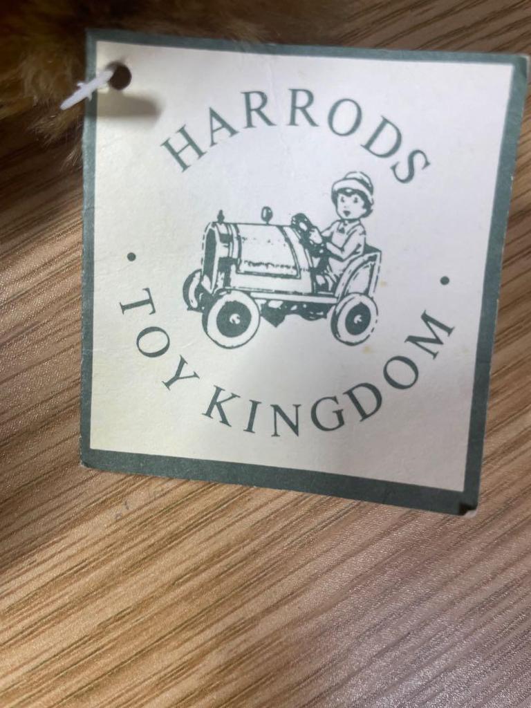 [USED] Harrods Teddy Bear In a Red Sweater, Approx. 30cm