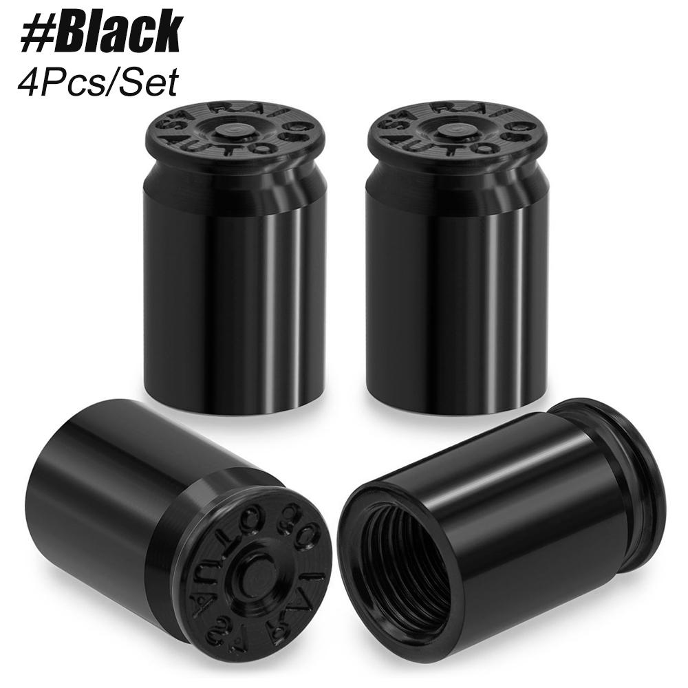 ASQ1 4PCS Tire Valve Stem Caps for Car Tires Universal Stem Covers for Car Leak Proof Stem Cover for SUV Truck Bicycle Motorcycles