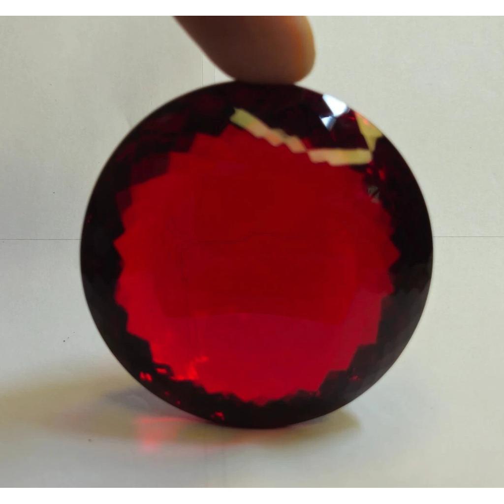 Natural Red Topaz 749.85 Ct Round Cut Certified Stunning Loose Gemstone