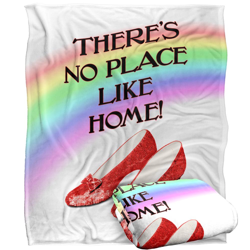 The Wizard Of Oz There's No Place Like Home Rainbow Blanket