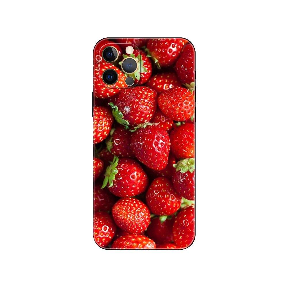 Etui na telefon owocowy do iPhone'a Samsung Galaxy Redmi Xiaomi Oppo OnePlus Note SA 7 8 9 10 11 12 13 14 20 21 22 23 53 54 Pro Max Plus Ultra TPU Miękkie