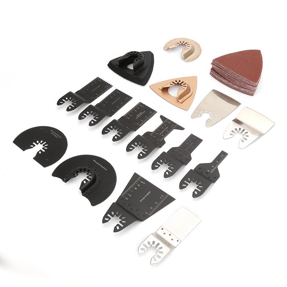 40pcsset Saw Blade Cutter Oscillating Multi Tool Replacement Accessories