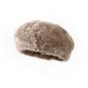 Autumn and winter new rabbit fur hat women's winter warm beret women's face small painter hat