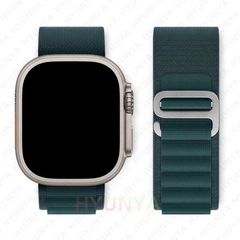 Alpine Λουράκι για Apple Watch Band Σειρά 10 9 8 7 SE Ultra 2 41mm 42mm 45mm 46mm 49mm 40mm 44mm IWatch Correa Λουράκι Ρολόι Βραχιόλι