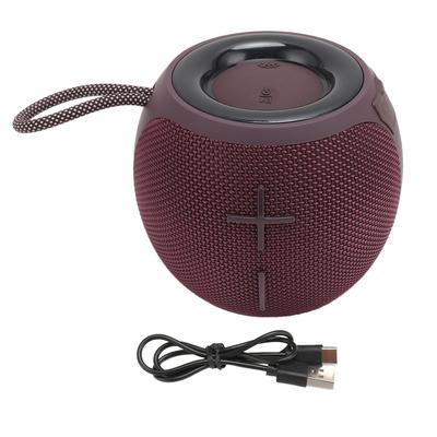 Portable BT Speaker IPX4 Waterproof BT 5.3 Dual Pairing Wireless Stereo Speaker for Outdoor Family