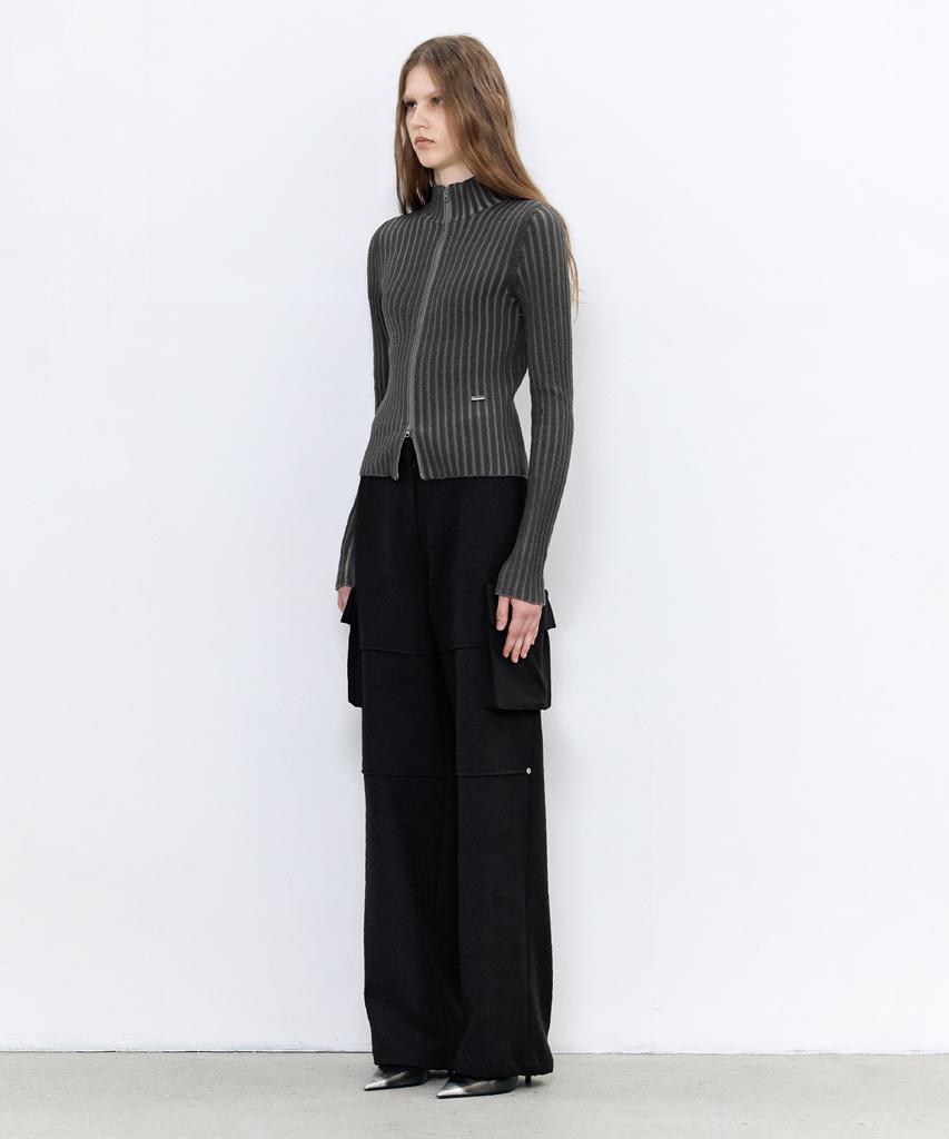 INSILENCE WOMEN Fatigue Pocket Slacks Black