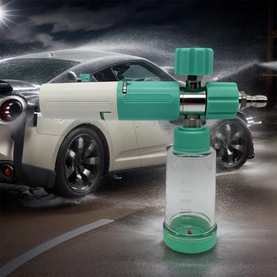 35ml/100ml Hochdruckreinigerpistole Einstellbarer Autowaschschaumsprüher Schaumsprühbehälter zum Reinigen von Autos SUVs