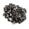 100 PCS 9MM Brass Copper Square Rivets Apparel Shoes Bag Accessories for Leather DecorationGun