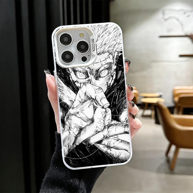 Anime Gojo Satoru JUJUSU Soft Phone Case for iPhone 15 16 17 Pro Max 17Air 16E 14 Plus 13 12 Mini Shockproof Cover Back Shell