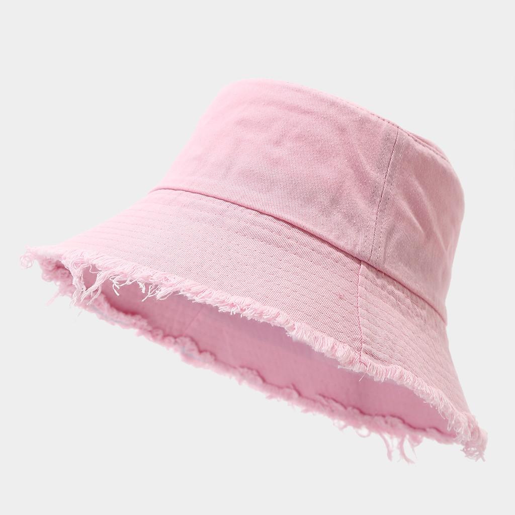 Cotton Vintage Sun Hat With Wide Brim For Summer Outdoor Casual Women
