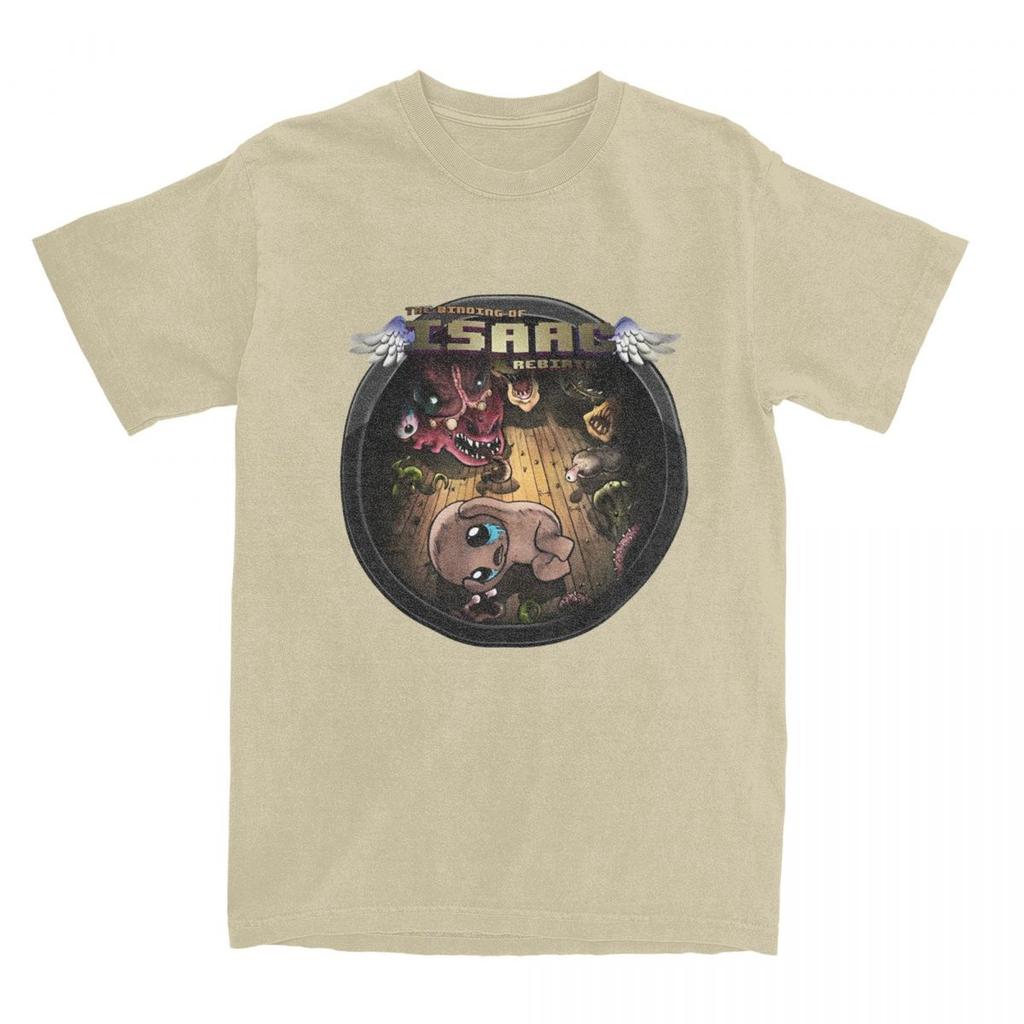 The Binding Of Isaac T-Shirt Video Game Novelty T-Shirts Short Sleeve Street Style Tops Pure Cotton O-Neck 4XL 5XL 6XL Top Tees