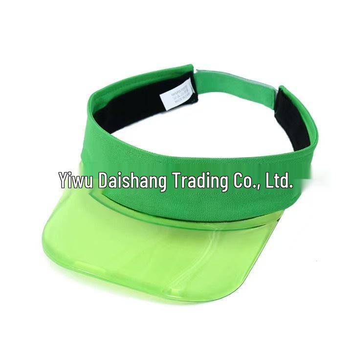 

PVC Colorblock Sun Protection Hat - Unisex Custom Logo for Outdoor Sports and Running Adjustable