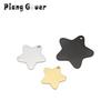 5pcs Star Pendant Cat Dog Collar Nameplate Pet DIY Collars Accessories
