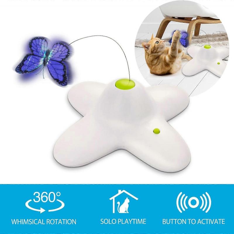All for Interactive Butterfly Toys, Kitten Toys, For Indoor Cats