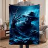 Freddy Krueger Soft Warm Flannel Blankets Comfortable Blanket for Home Decoration Gifting