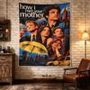 How I Met Your Mother: The gang of friends beneath the iconic yellow umbrella over a yellow cab and NYC skyline, sitcom poster, rich, Tapestry