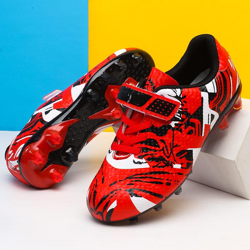 New Kid Soccer Shoes Boys TF AG Sneakers Football Boots Ultralight Professional Non-Slip Comfortable Match Sports Shoes Unisex