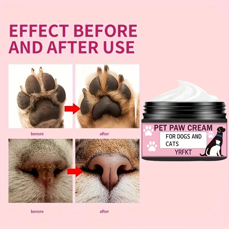 Shea butter pet paw moisturizer-a gentle and hypoallergenic dog care cream that prevents dry and cracked paws and nose,suitable for dry paws and nose 5G