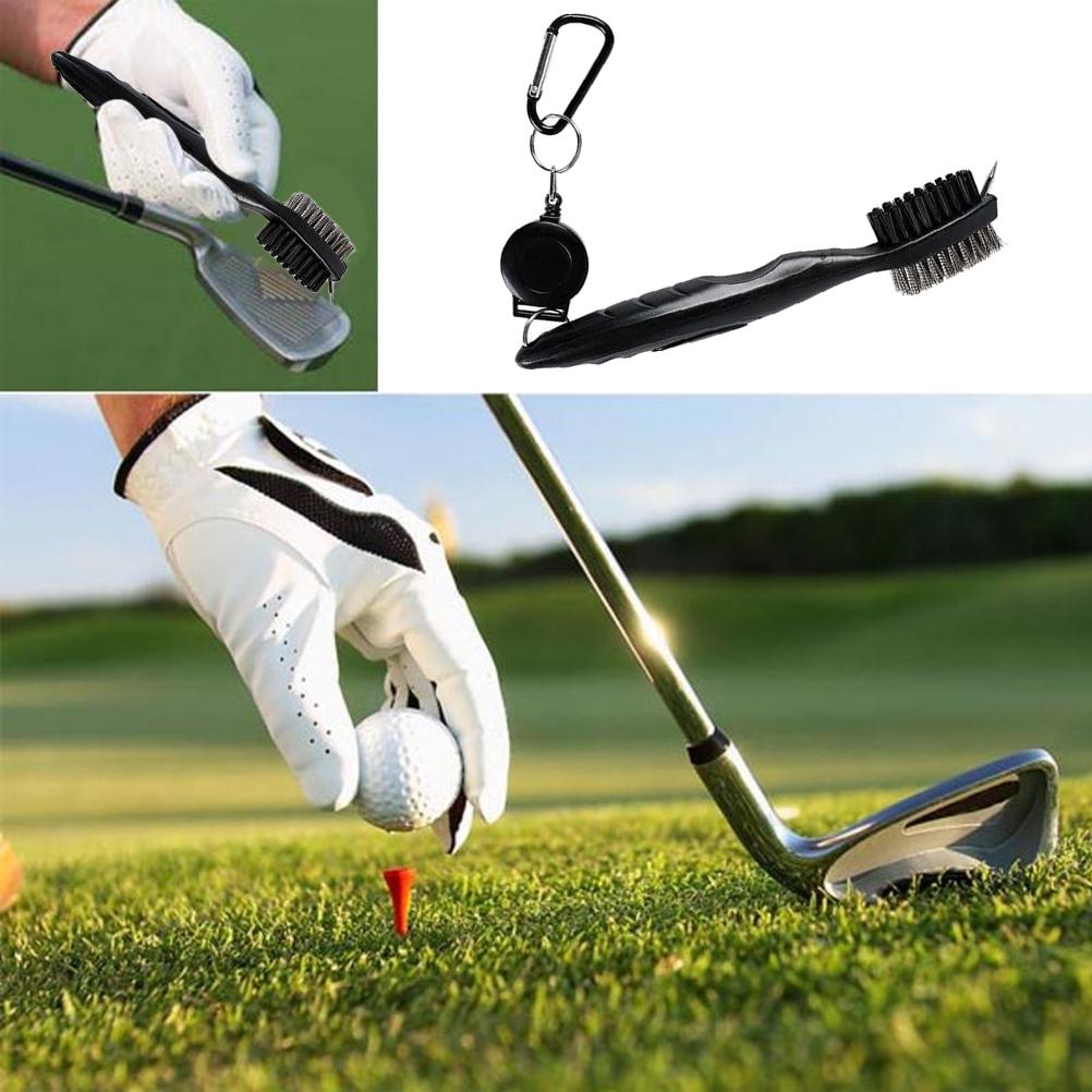 3Pcs  Towel and Club Cleaning Brush Kit Divot Repair Tool with Ball Marker Er Set Accessories