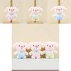 Cute Pig Plush Keychain Adorable Stuffed Animal Soft Short Plush Bag Charm