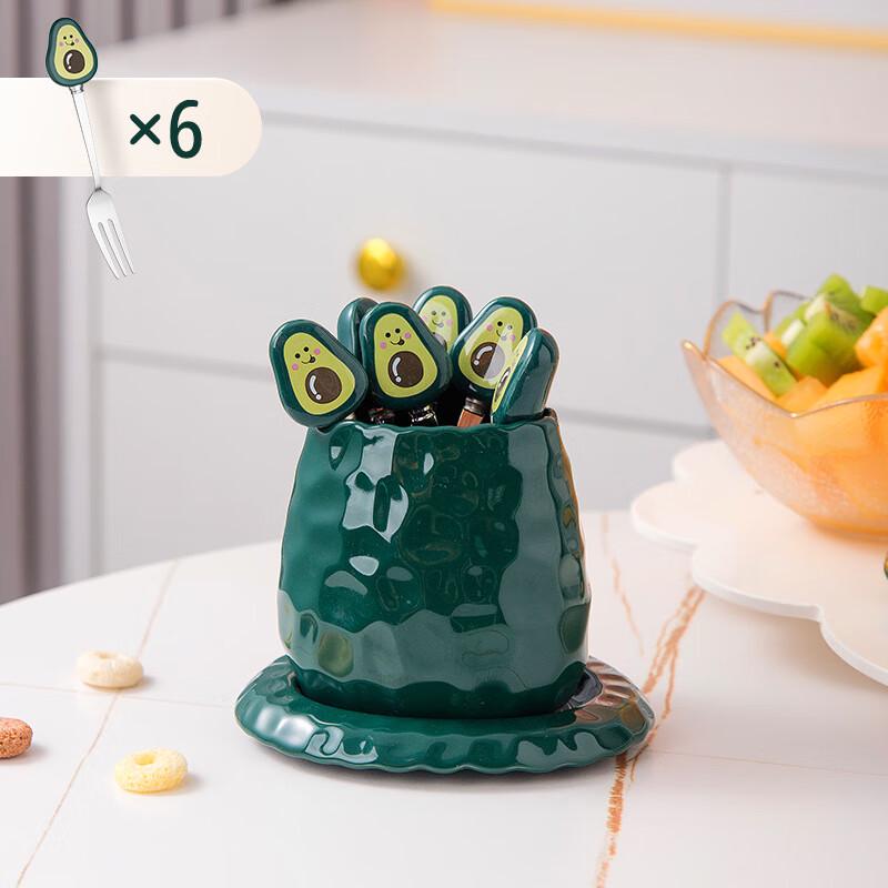 LISM Fruit Fork and Storage Jar Set