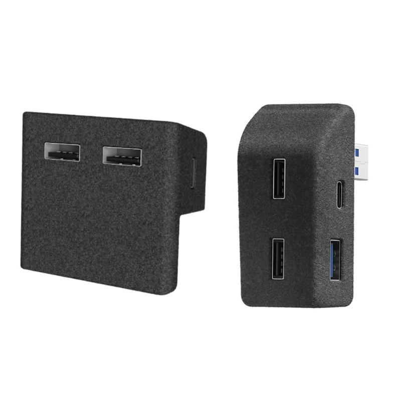 High Speed Charging Hub Glove Box Docking Station Central Control Splitter Adapter Car Accessories Easy to Install