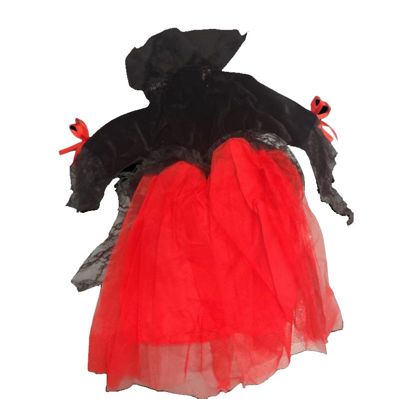 Children's Vampire Witch Halloween Cosplay Dress Set