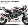 Motorcycle Fashion Sticker Decoration Set For Honda CBR1000RR CBR600RR CB1000R CB1100 CB650F Car Stickers