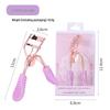 Press Eyelash Curler with Pink Handle & Carbon Steel for Natural Curling – Beauty Tool in Box.