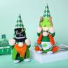 Patricks Day Decoration,Patricks Day Plush Gnomes Handmade Tomte Patricks Day Decorations for Home Office Table Ornament