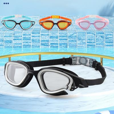 PC Schwimmbrille Brille Wasserdicht Antibeschlag Taucherbrille Schwimmbrille Schwimmbad