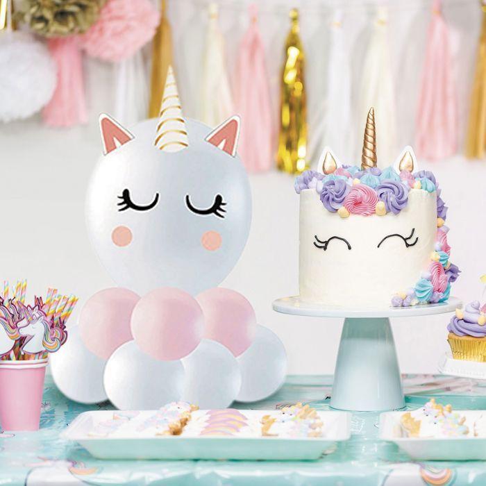 Décoration de fête - Ballons Licorne - 10 pcs - Blanc