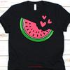 Bitten Watermelon T Shirt Lover Sliced Citrullus Lanatus Summer Fruit Design Vintage Slightly Designer Clothes