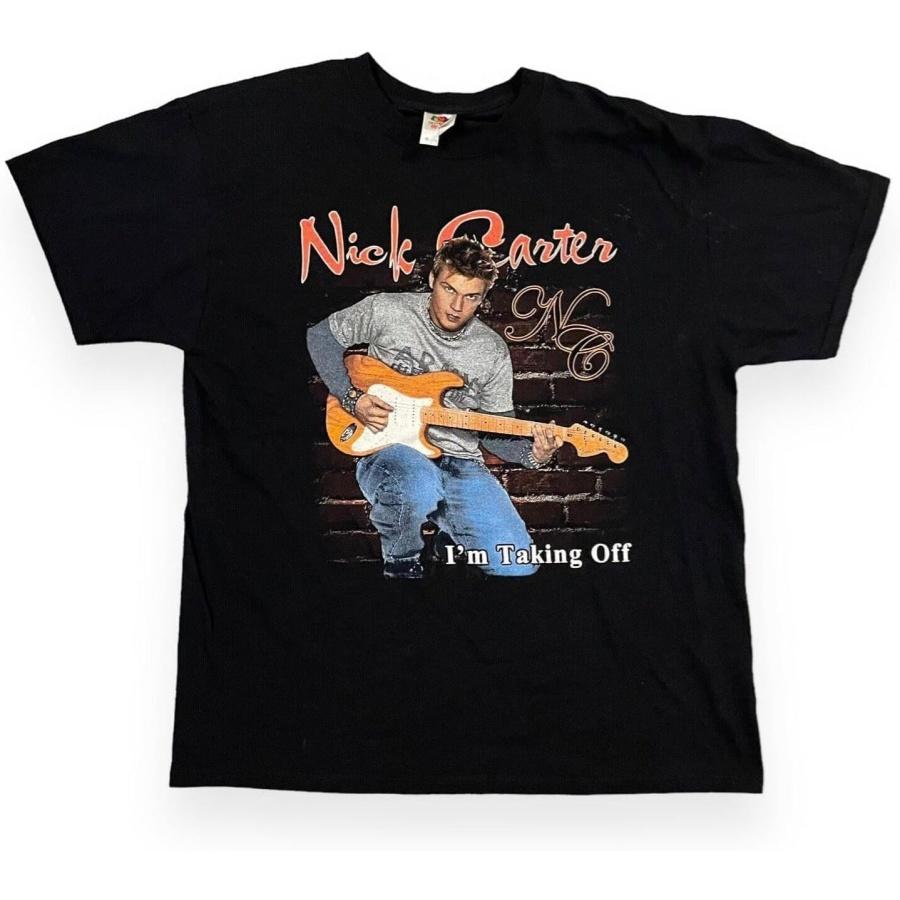STAY GOOD Nick Carter I m Taking Off Tour T-Shirt Adult Black S