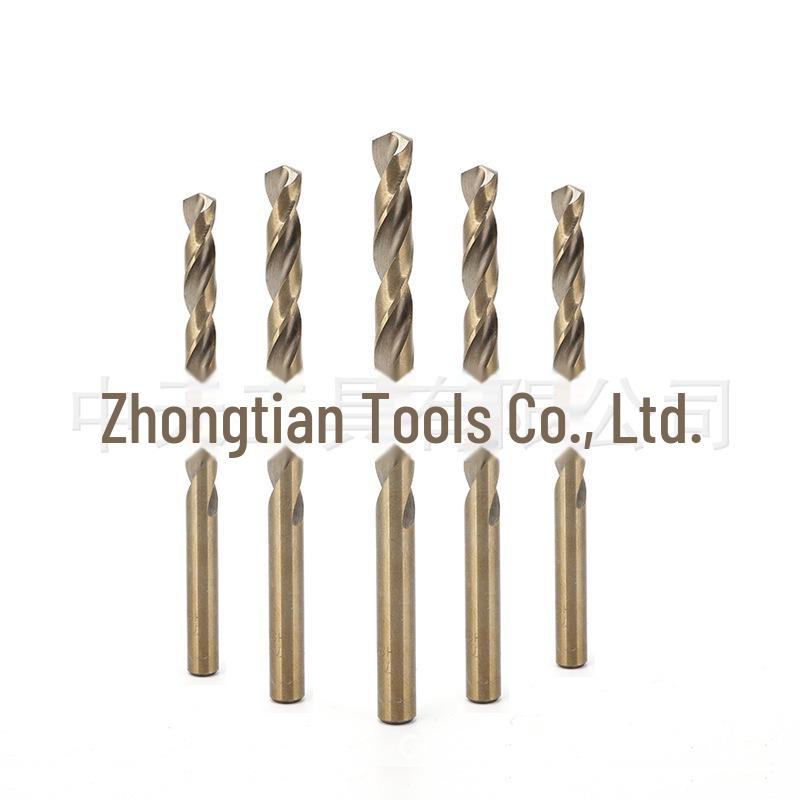 High-Speed Steel HSS6542 Straight Shank Twist Drill Bit for Stainless Steel and Iron