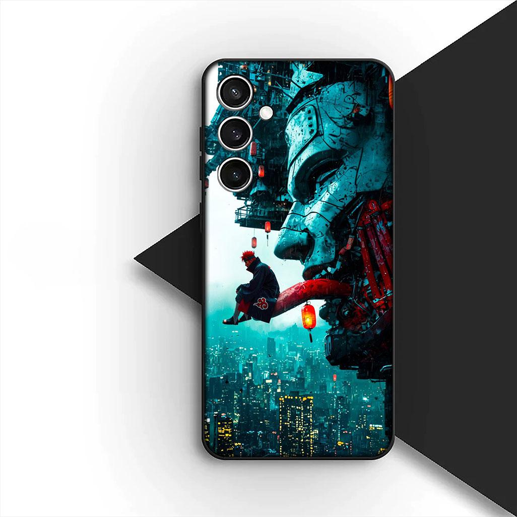 

Cover for Samsung Galaxy S10 S8 S9 Plus A33 A34 A31 70 A71 A72 Note 20 9 8 S10E Phone Case Tobi Narutos Sasuke Uchiha Obito Galaxy Note8