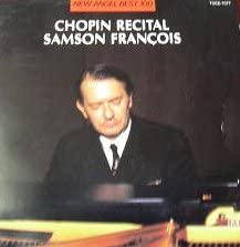 

CD CHOPIN; SAMSON FRANCOIS - Chopin Recital TOCE7077 Japan Classical Used