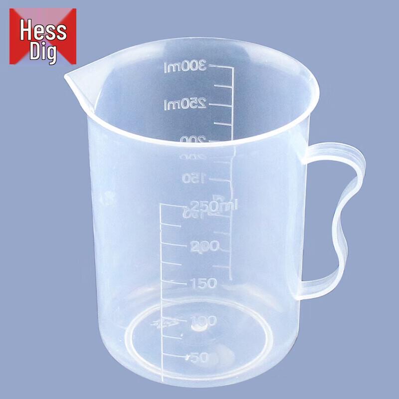 Hesdige Transparent Graduated Plastic Measuring Cup