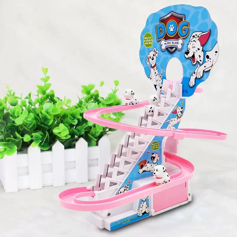 Treppensteigen Track Spielzeug Elektrische Ente DIY Rail Racing Track Achterbahn Spielzeug Set Unterhaltungsmusik Pädagogisches Spielzeug Für Kinder Geschenk