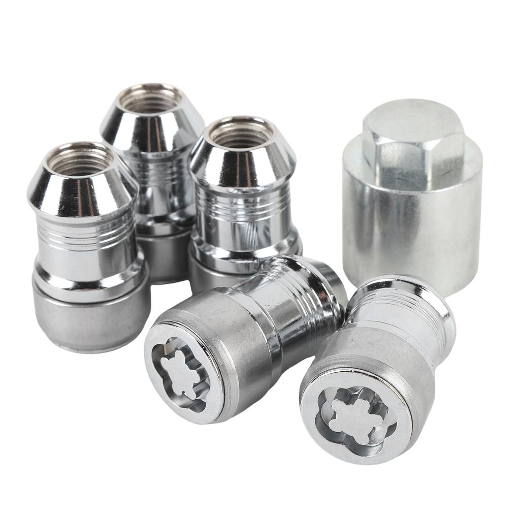 Wheel Lock Set with Key 82215711 Anti Theft Locking Lug Nuts Replacement for JL JT 2018-2025