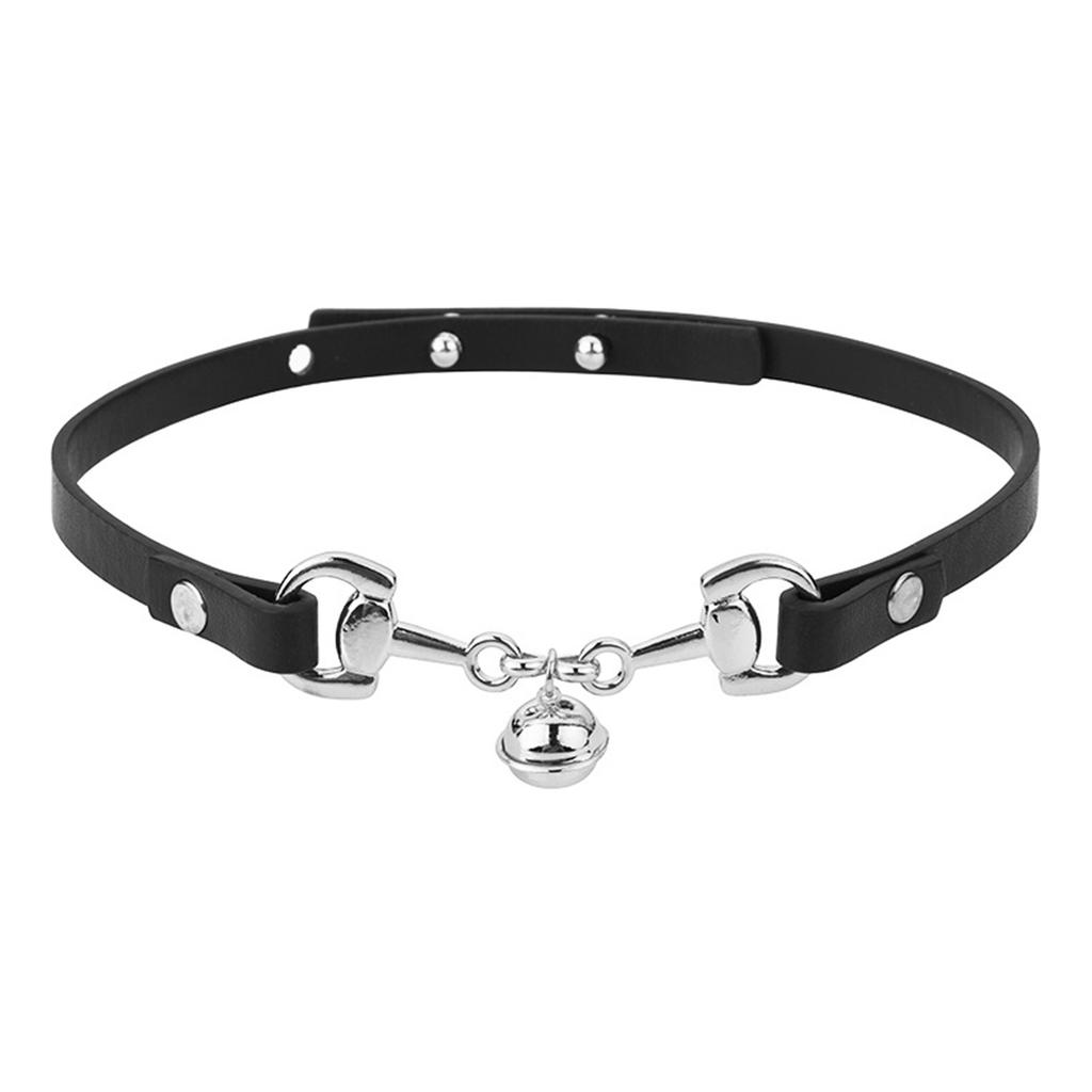 Elegant Choker Necklace With Double Bell Designs for Playful Styles and Adjustable Length Chain for Versatile Wear