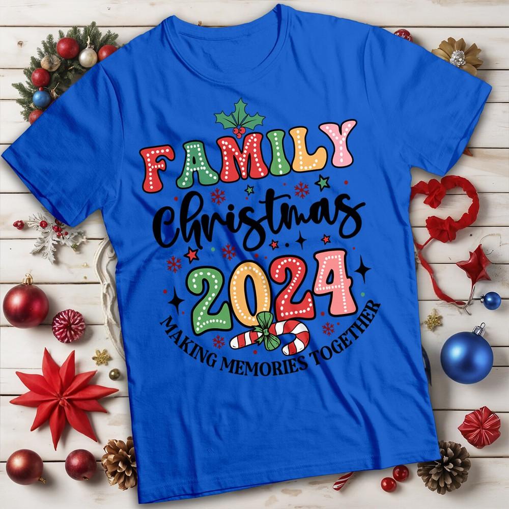 Unisexs and Unisexs Festive Family Christmas TShirt Tee MC