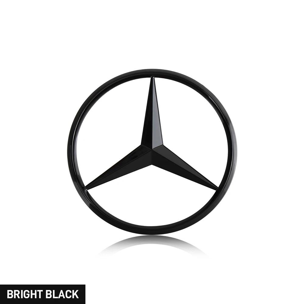 

GLC GLB 70mm Car Front Engine Emblem Logo Stickers For Mercedes Benz AMG W220 W221 W117 W166 W176 W177 Hood Badge Decal Car Acc чёрный